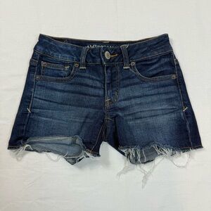 American Eagle Outfitters Size 00 Women's Blue Denim Shorts